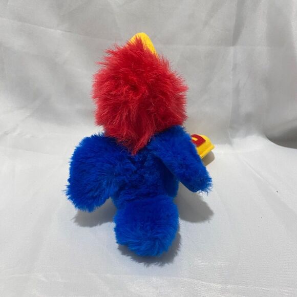 Vintage University of Kansas Mascot Jayhawk Dan Brechner Stuffed Plush Toy 6 In - Picture 5 of 7